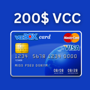 200$ International Credit Card