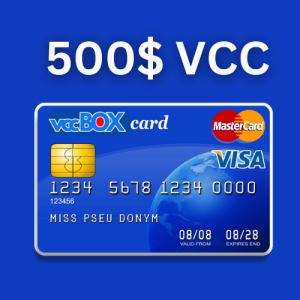 500$ International Credit Card